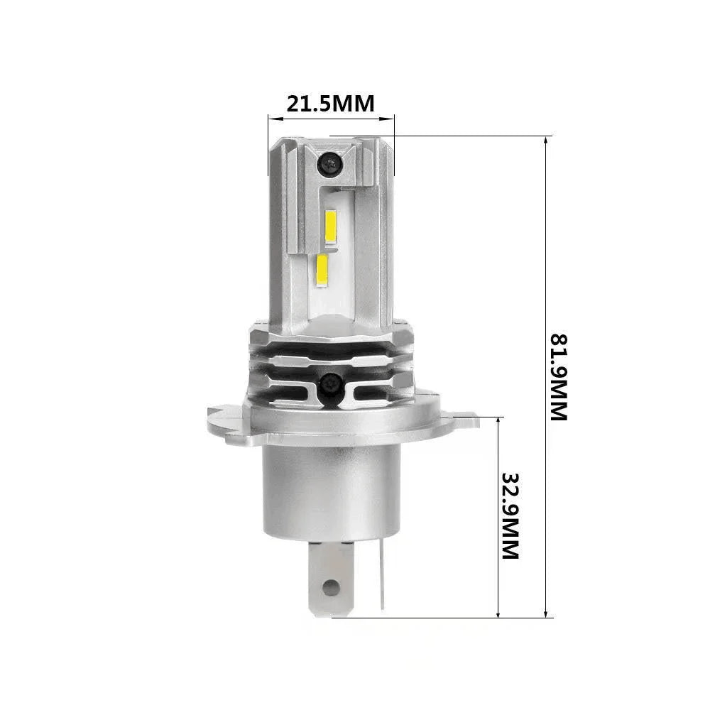 2pcs 30000LM LED H4 H7 9003 LED Canbus