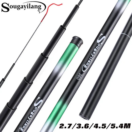 Sougayilang Carp Fishing Rod 2.7/3.6/4.5/5.4M Portable Ultra Light