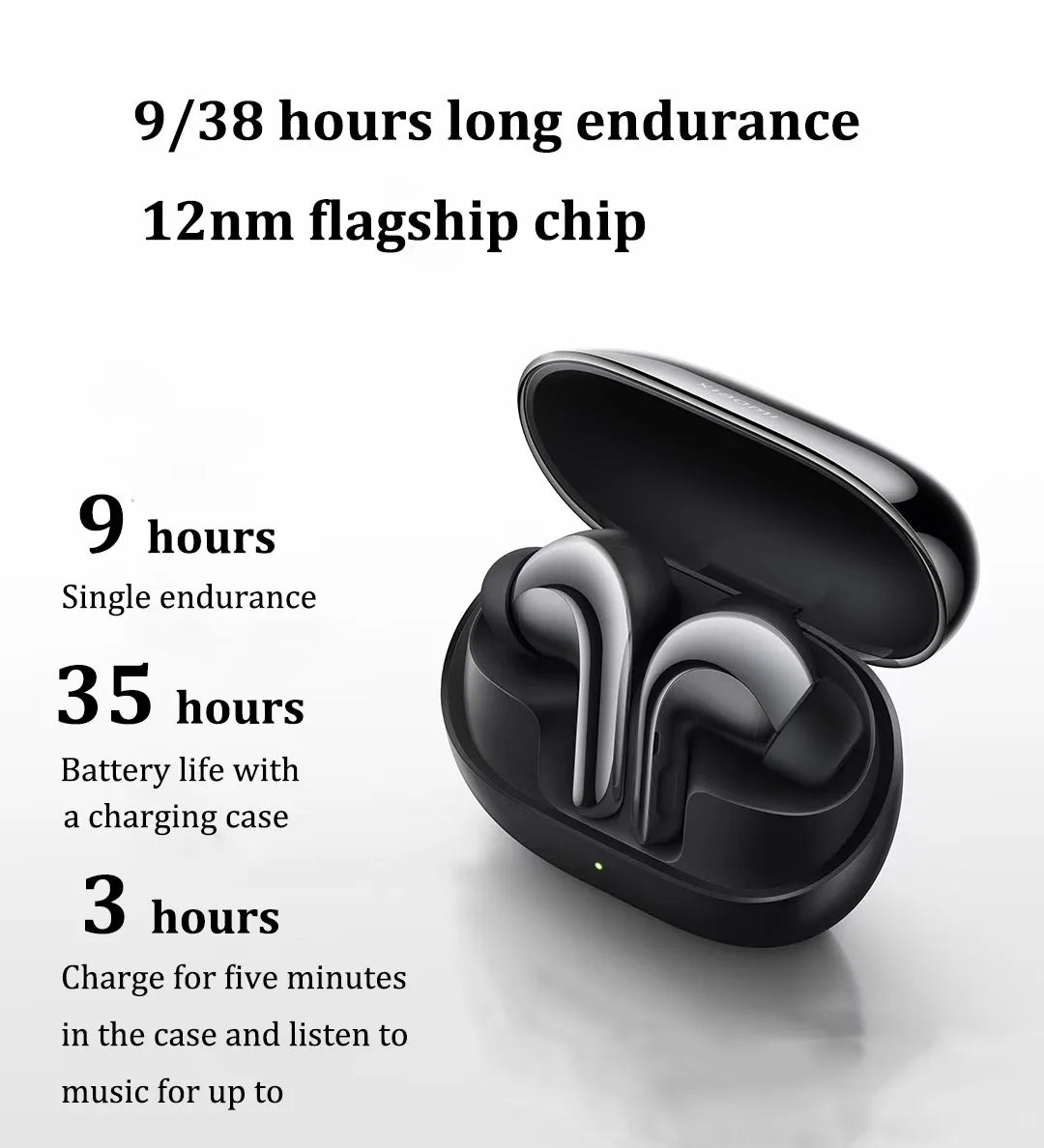 Original Xiaomi Buds 4 Pro Earphones Wireless Bluetooth 48dB