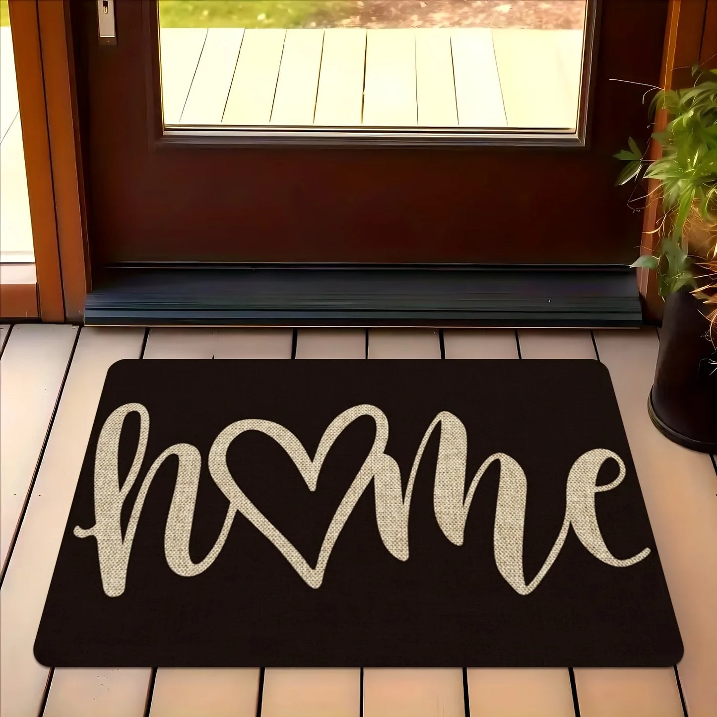 [Washable Doormat] Machine washable welcome doormat