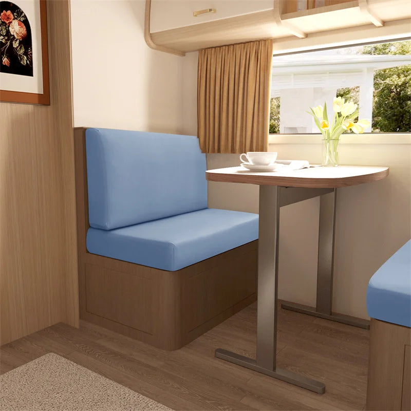 2pcs/set Jacquard RV Dinette Cushions Covers Stretch