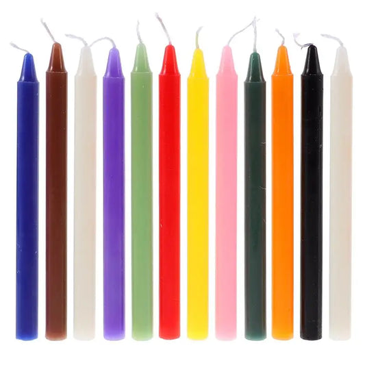 12pcs 16cm Colored Candles Great For Casting