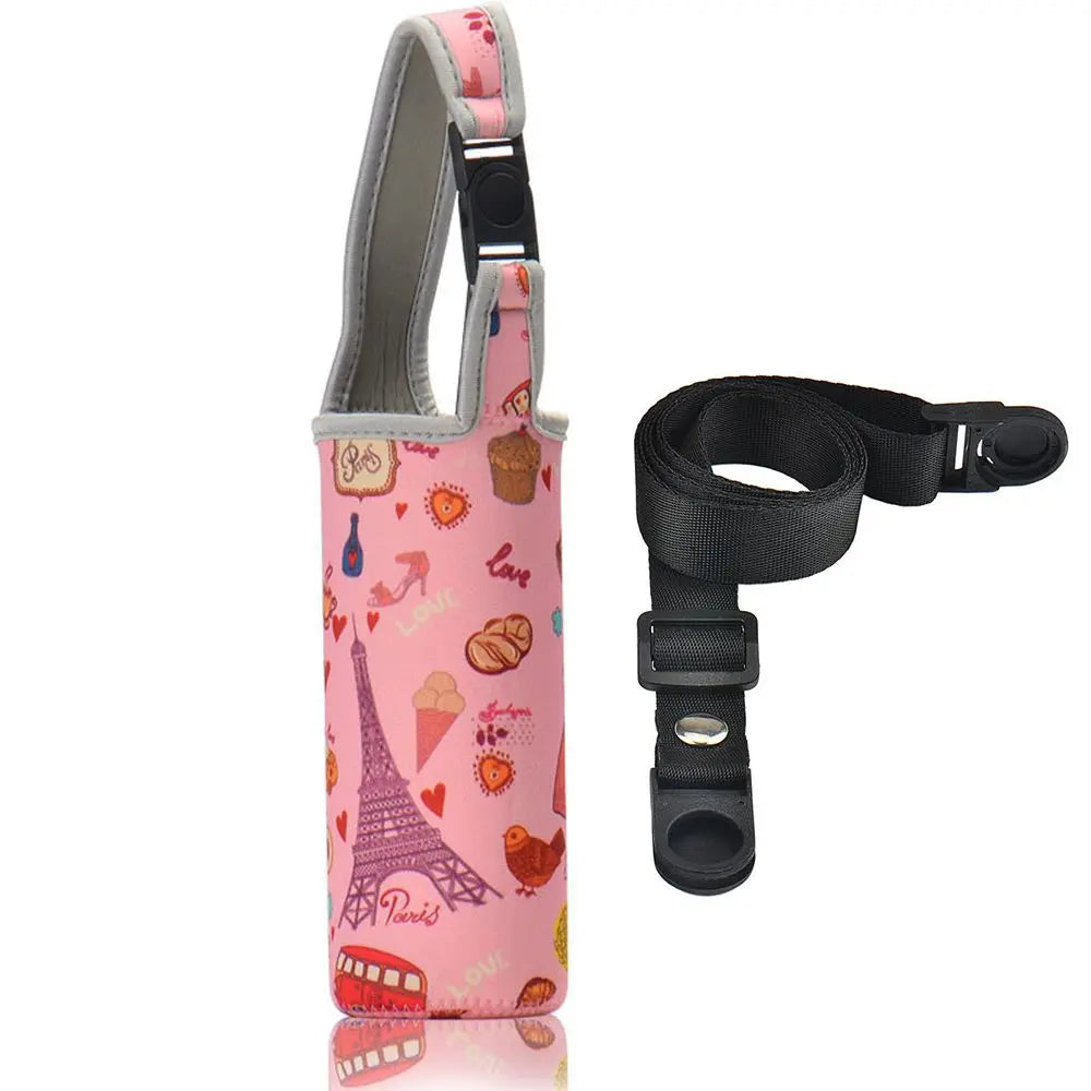 1Pcs Sport Water Bottle Cover Case with Shoulder