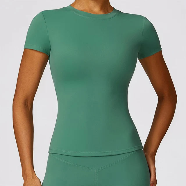 Women's Sports T Shirt Summer Short Sleeve Running