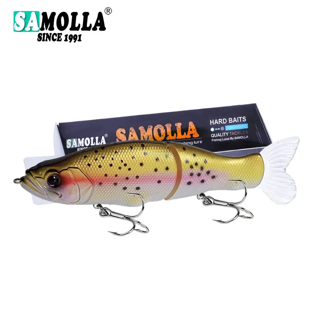 Slow Sinking SwimBaits Fishing Lures 30G Whopper Vibration Soft Tail