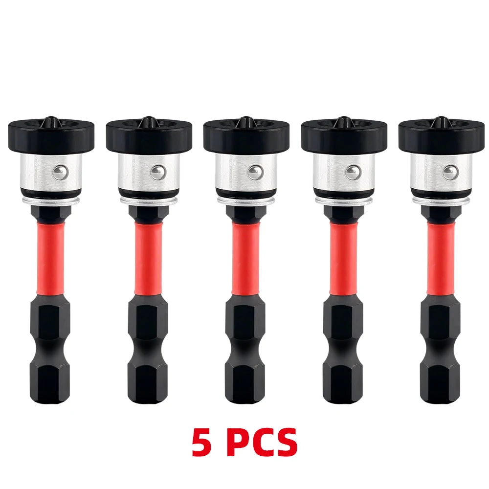 5pcs Positioning Screwdriver Bits Drywall Screw Bits 50mm