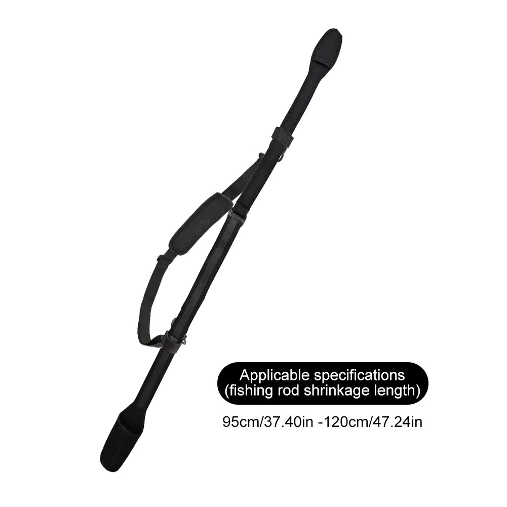 Fishing Rod Storage Bag Adjustable Fishing Rod Shoulder Belt