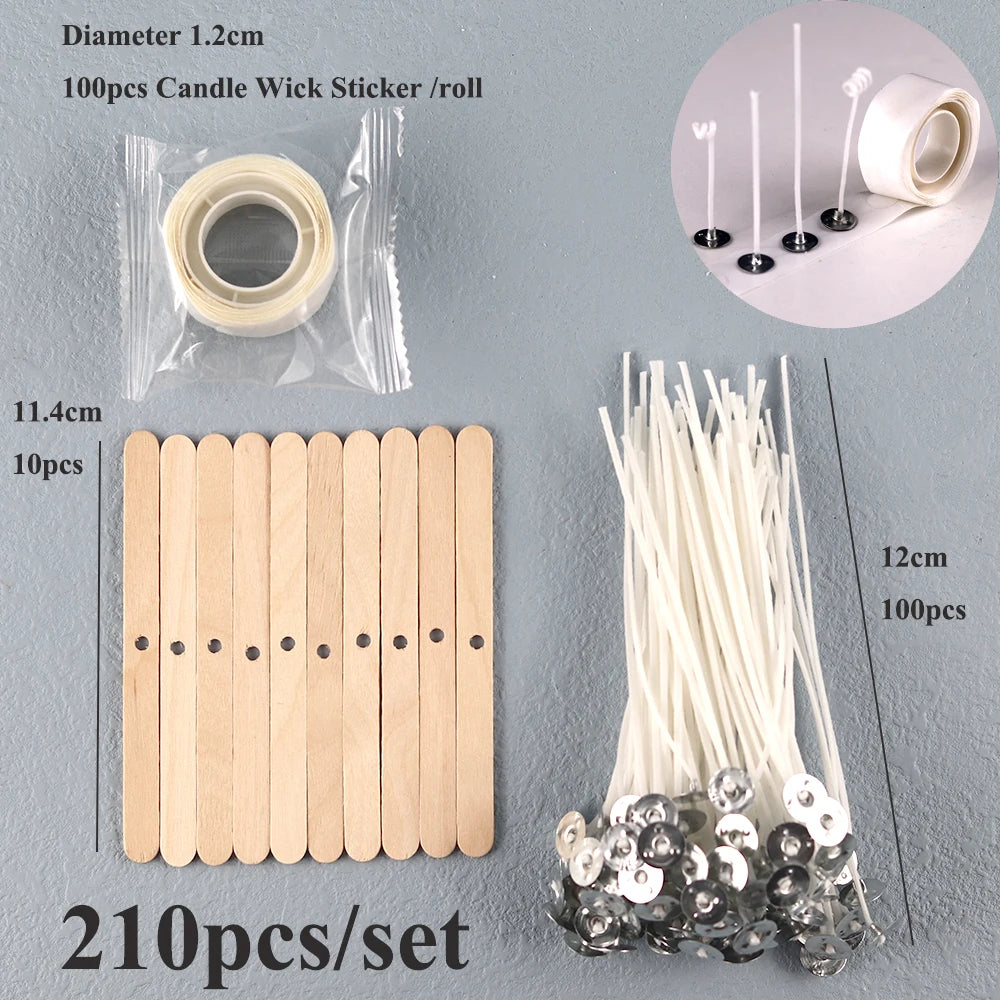 Smokeless Candle Wicks 2.6-20cm Pre-Waxed