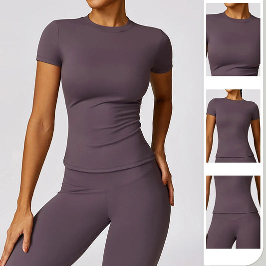 Women's Sports T Shirt Summer Short Sleeve Running