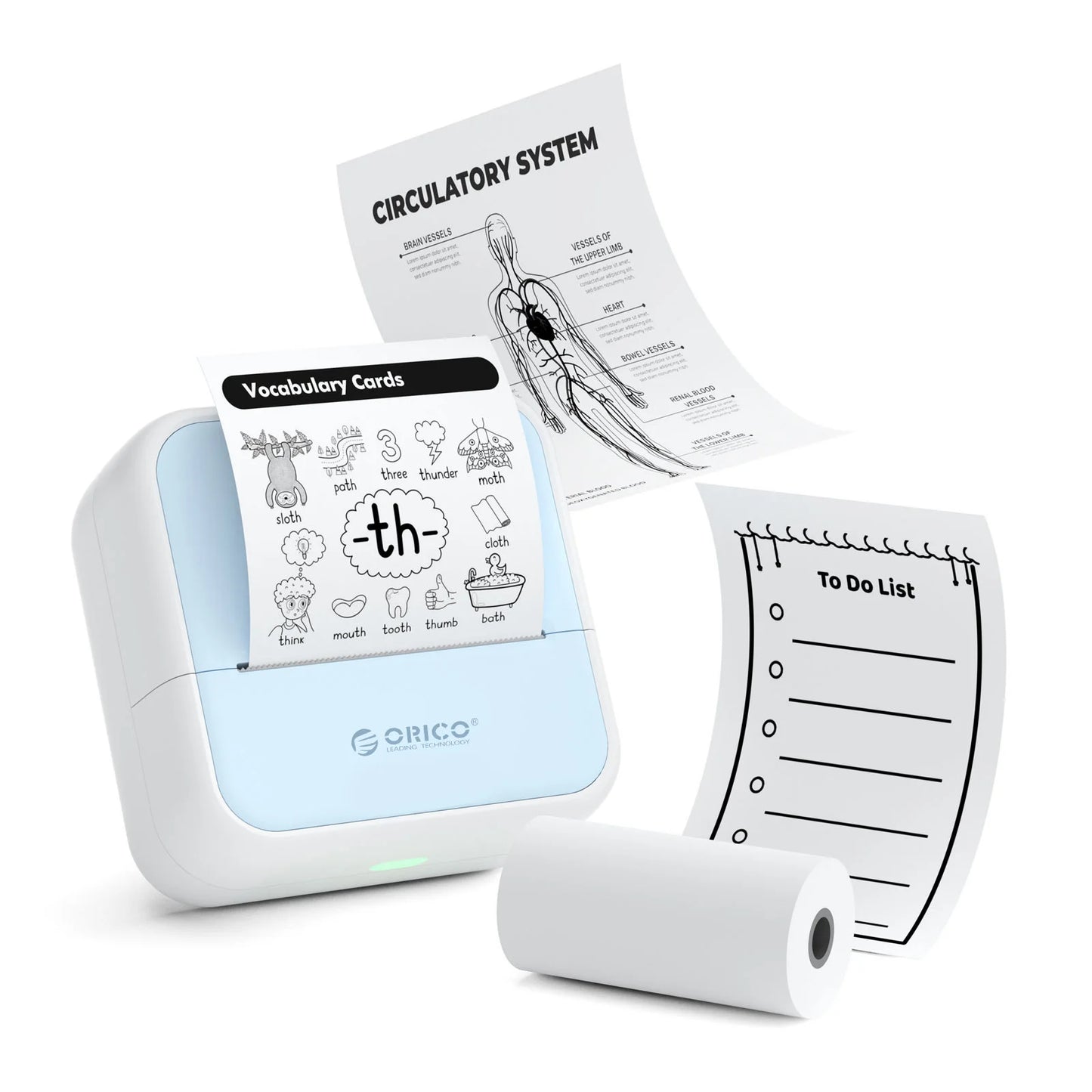 Mini Thermal Printer, DIY Printer, Ink-Free