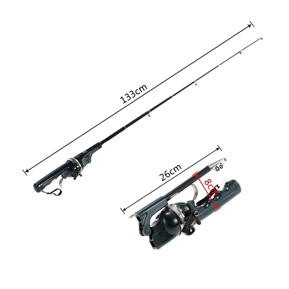 Travel Folding Mini Rod for Fish High Quality Foldable Fishing