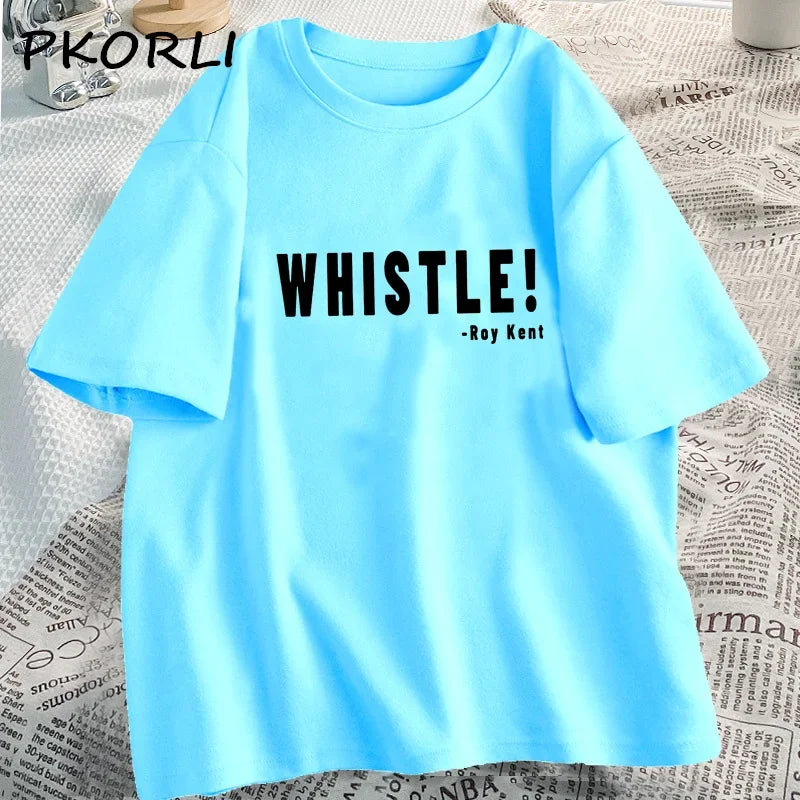 Whistle Roy Kent T Shirt Women Men Funny Ted Lassso