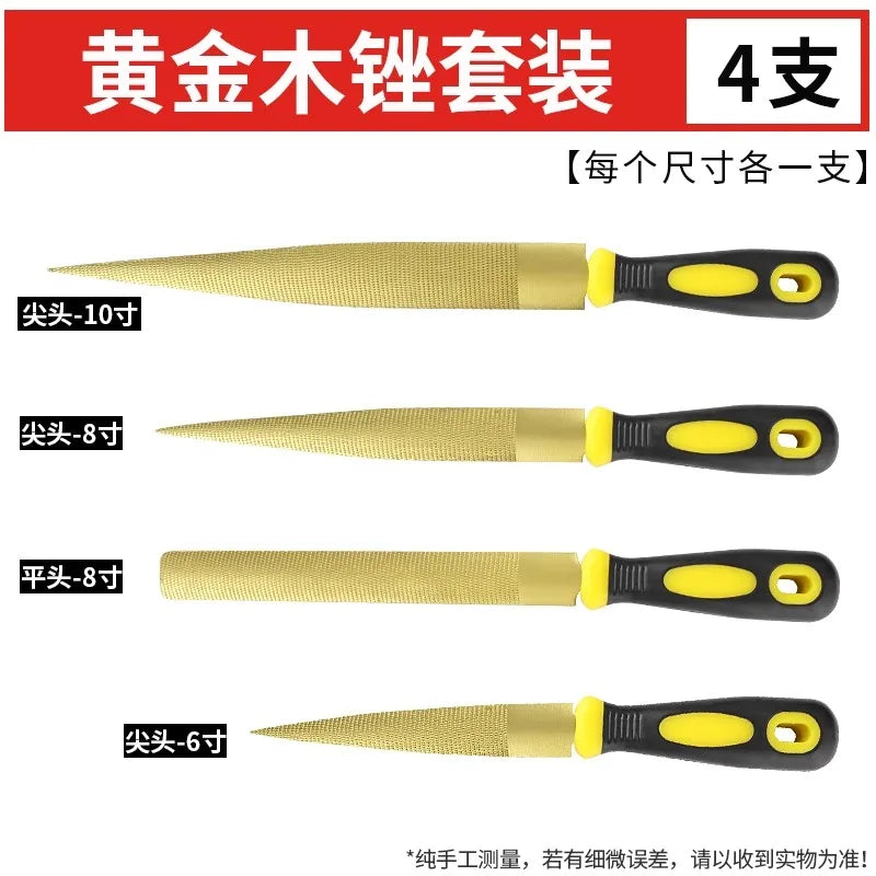 Woodworking file, small wooden file, coarse toothed mixed type file,