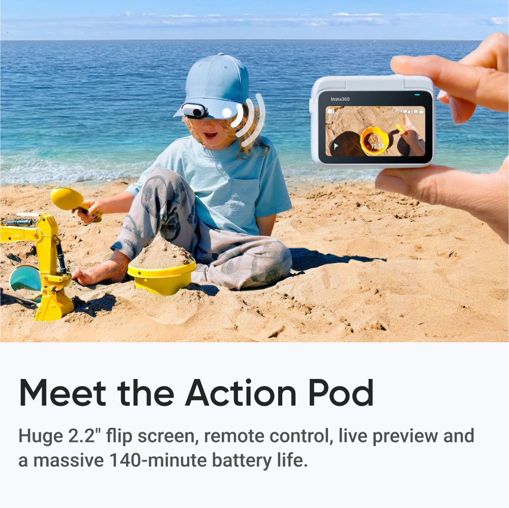 Insta360 GO 3S – 4K Tiny Camera,