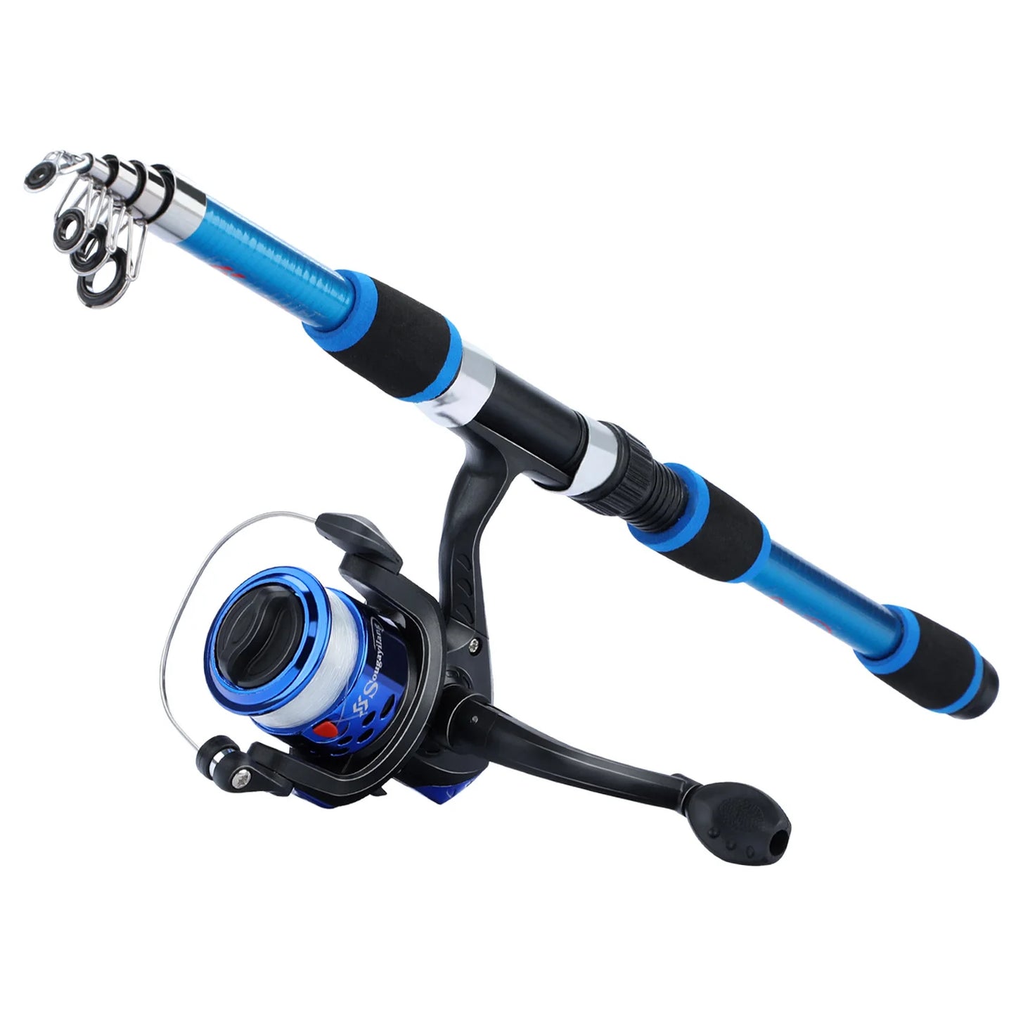 Sougayilang Spinning Fishing Rod and Reel Combo1.8M