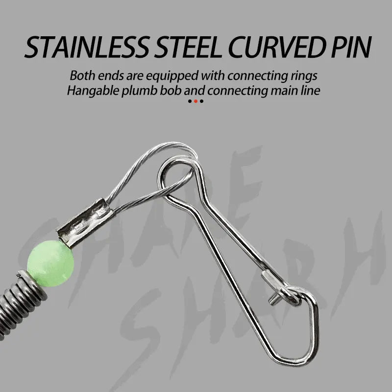 10 PCS fishing accessories Stainless Steel Fishing