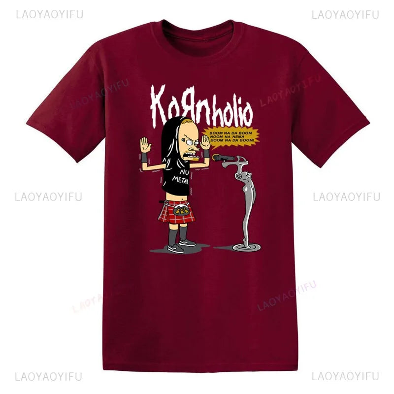 New Kornholio Fun Men's and Women's T-shirts Party Jokes Gift