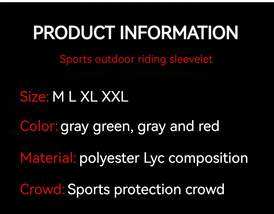 2pcs Sport Cycling Bicycle UV Sun Protection Cuff Cover