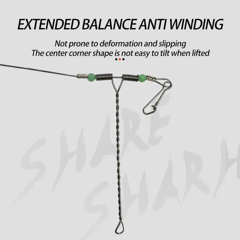 10 PCS fishing accessories Stainless Steel Fishing