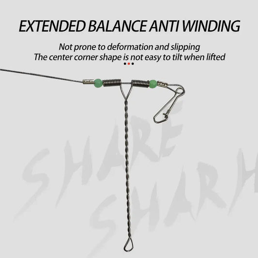 10 PCS fishing accessories Stainless Steel Fishing