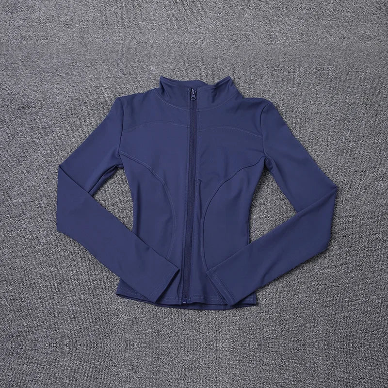 Women Sport Jacket Long Sleeve Shirt Workout