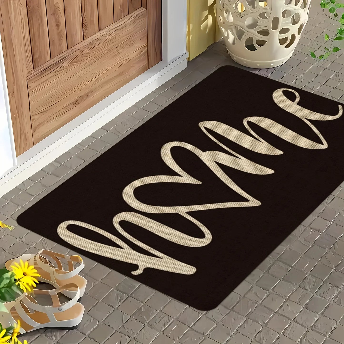 [Washable Doormat] Machine washable welcome doormat