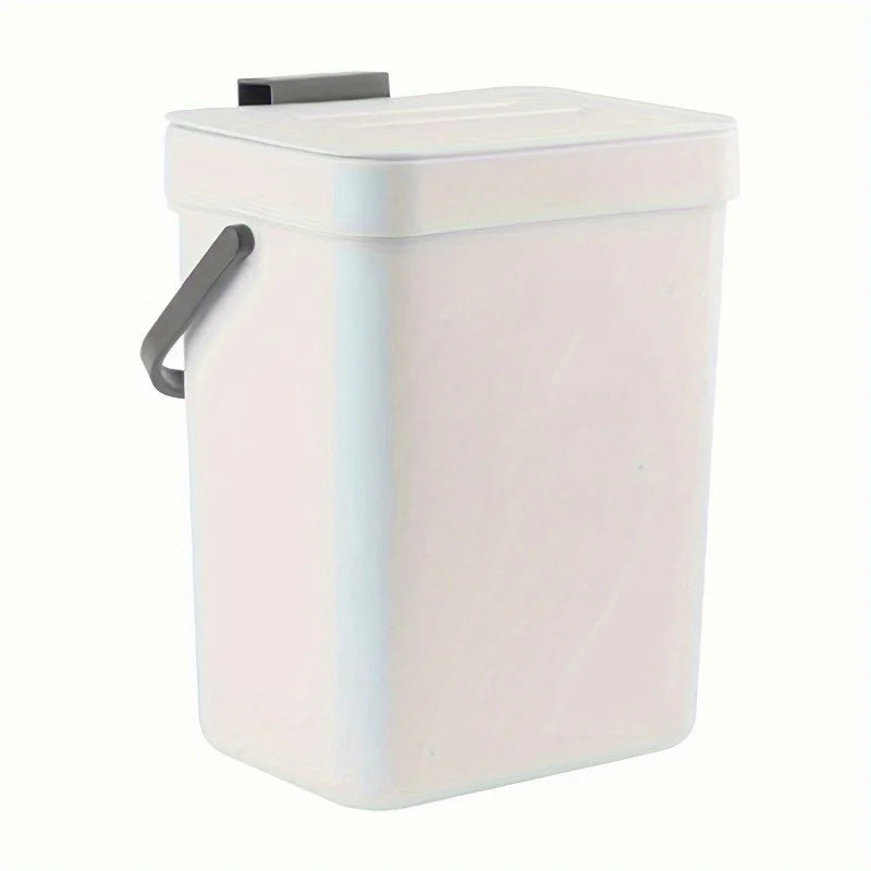 Space-Saving Quiet-Close Trash Can - 3/5L,