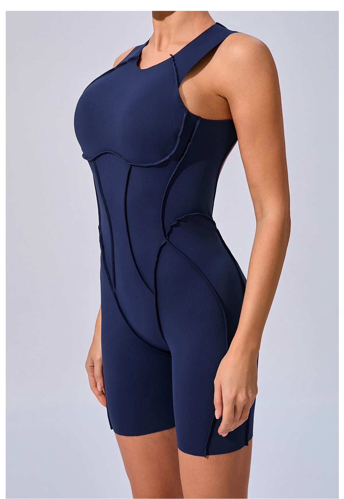 Sports Overalls Padding Sporty Jumpsuit Sportswear Woman