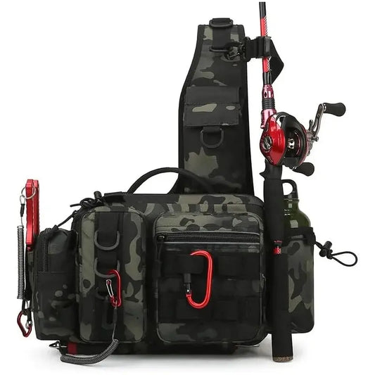 Fishing Tackle Backpack Lure Box Gear Storage Bag
