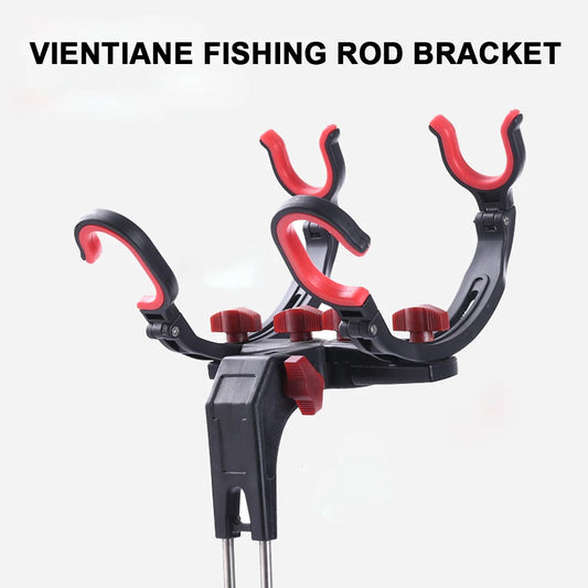 Fishing Fixed Pole Holder Foldable Bracket Sea Lake Single/Double