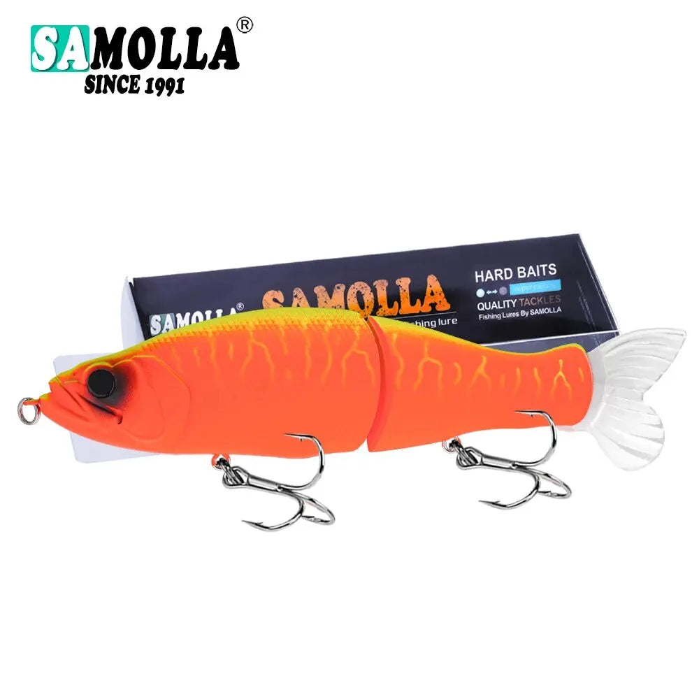 Slow Sinking SwimBaits Fishing Lures 30G Whopper Vibration Soft Tail