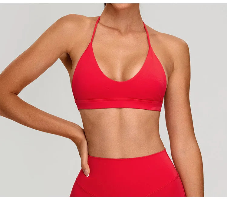 Sports Bra for Women Fitness Top Push Up Sport Bra Backless