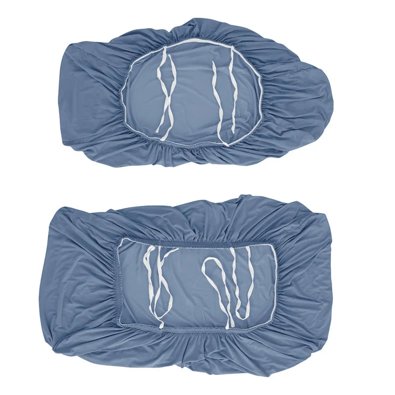 2pcs/set Jacquard RV Dinette Cushions Covers Stretch