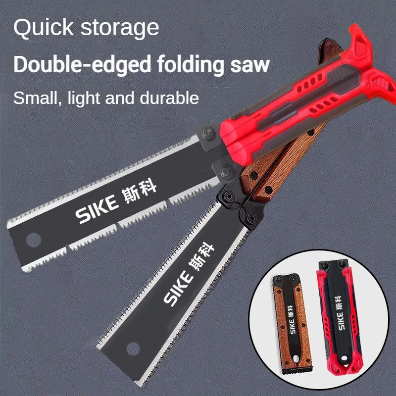 Woodworking specialized hand saw, double-sided saw,