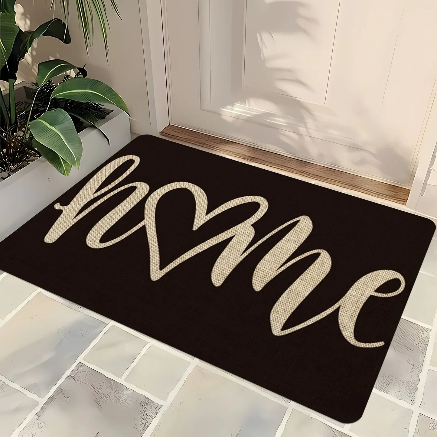 [Washable Doormat] Machine washable welcome doormat