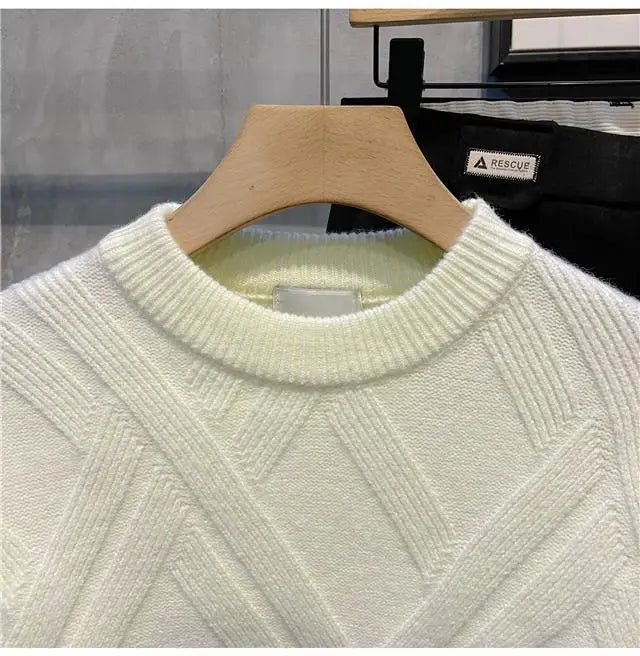 Sweater Men's Autumn and Winter Stripes Versatile New