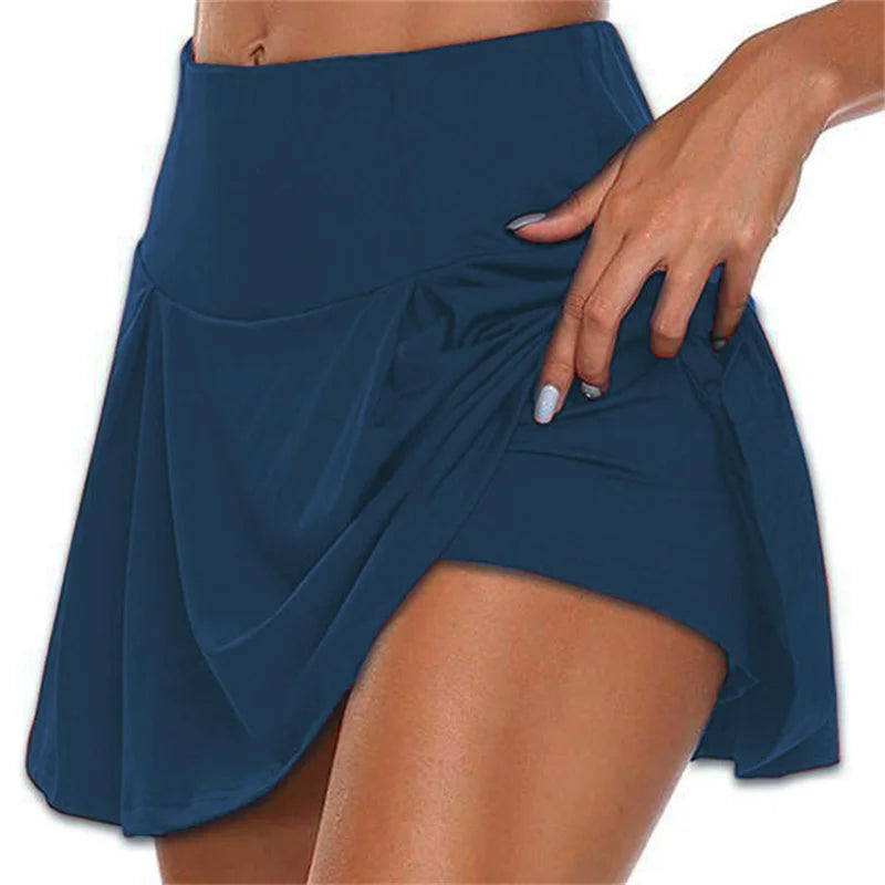 Summer Women Sprints Tennis Dance Fitness Short Skirts