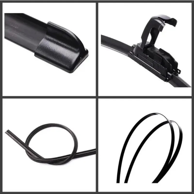 1 Piece Car Windshield Wiper Blades U-Type Universal Soft Rubber