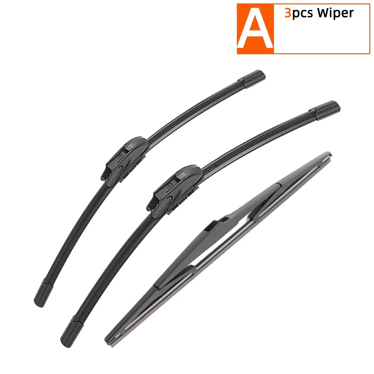 3 stuks autoruitenwissers voor BYD S6 2011-2016 voorruit achter 2011 2012 2013 2014 2015 2016