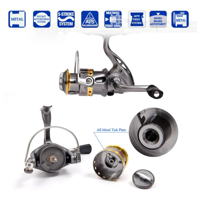 Lixada Telescopic Fishing Rod and Reel Combo