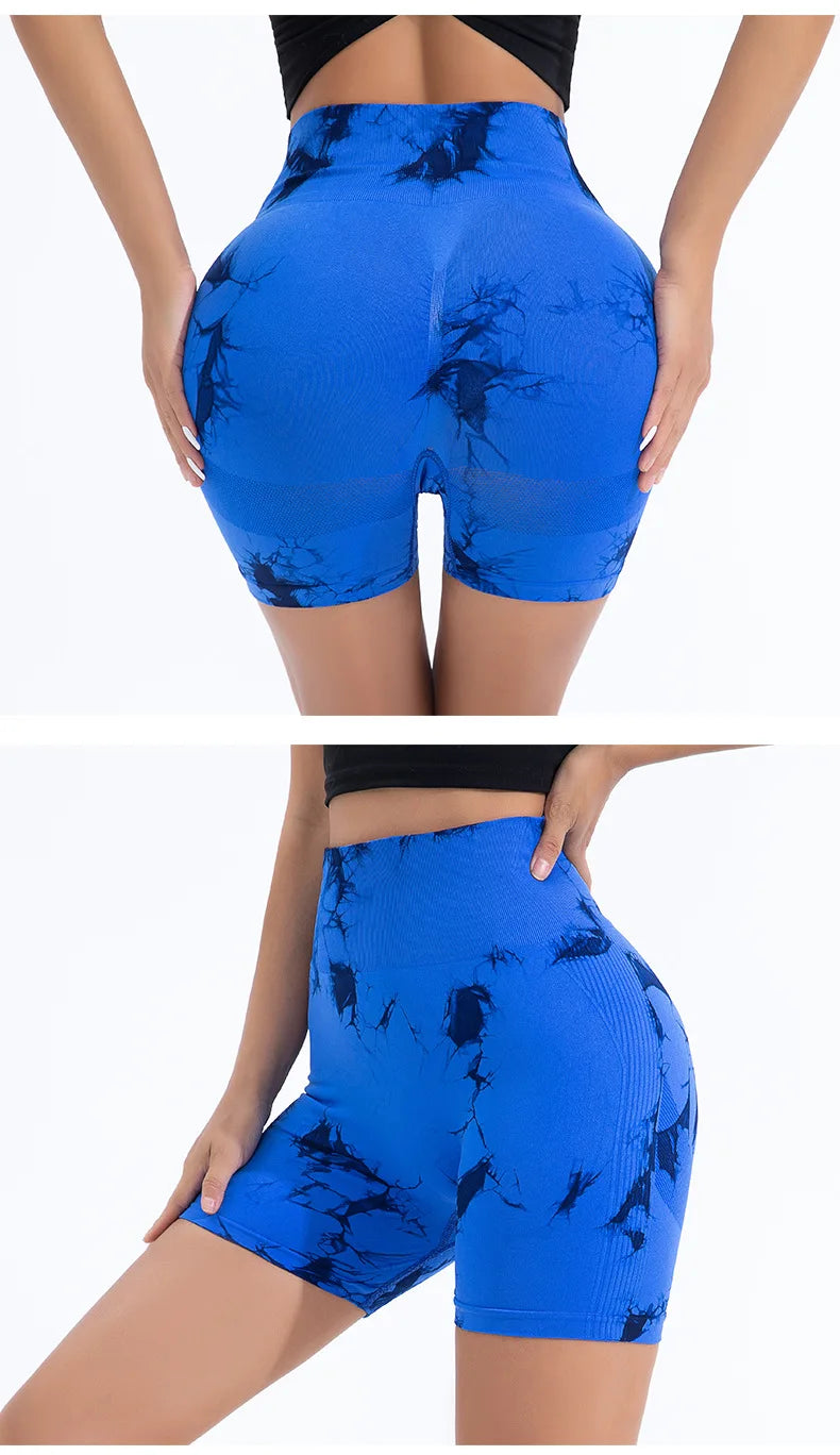 Summer Women High Waist Butt Lift Shorts Leggings