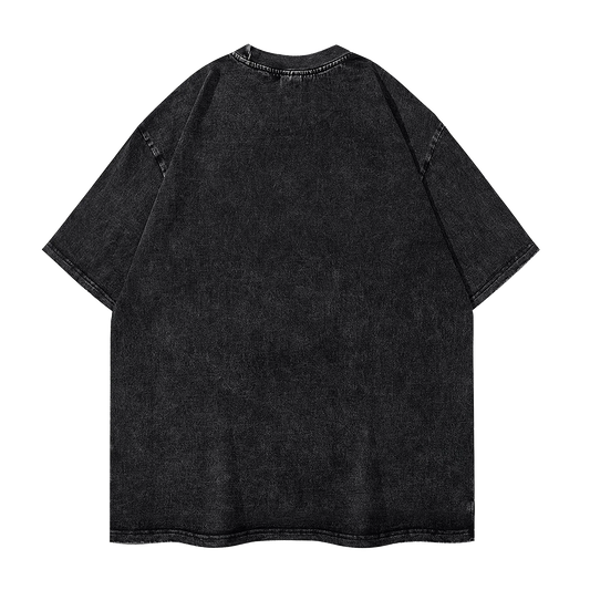 Washed T Shirts KORN KUROMI Y2K MOLOTOV Hip Hop T-Shirt