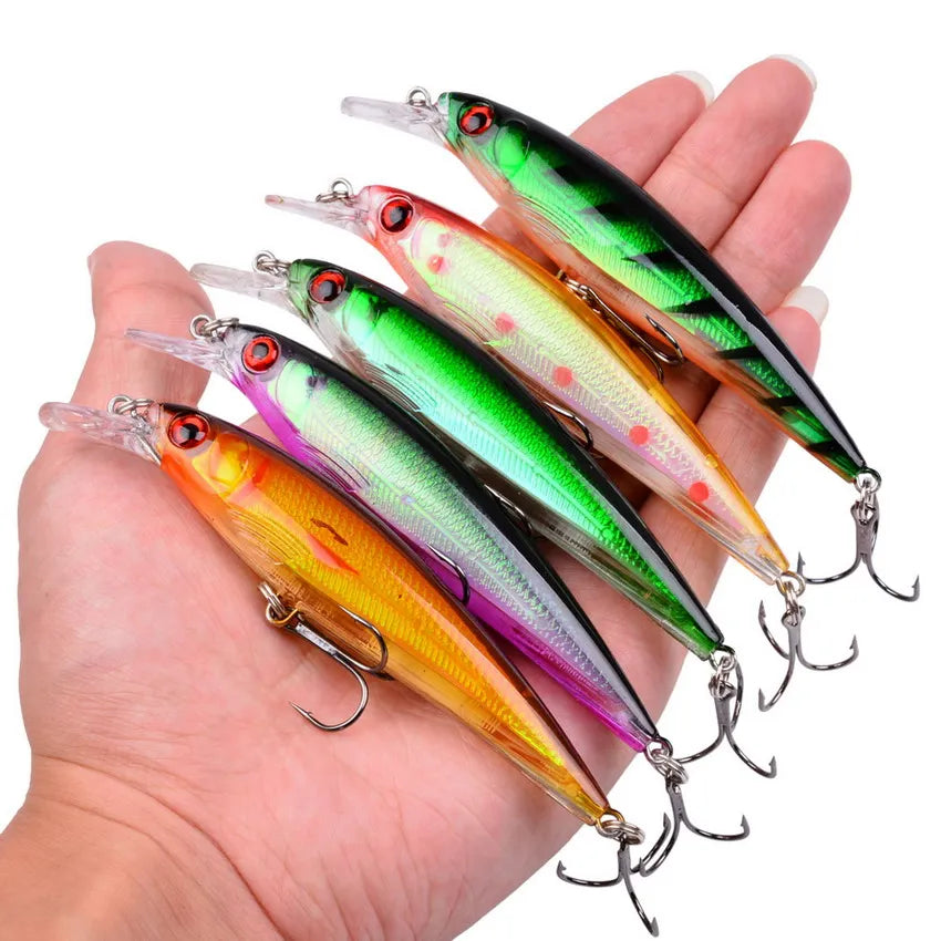 43pcs Mixed Fishing Lures Kit Minnow
