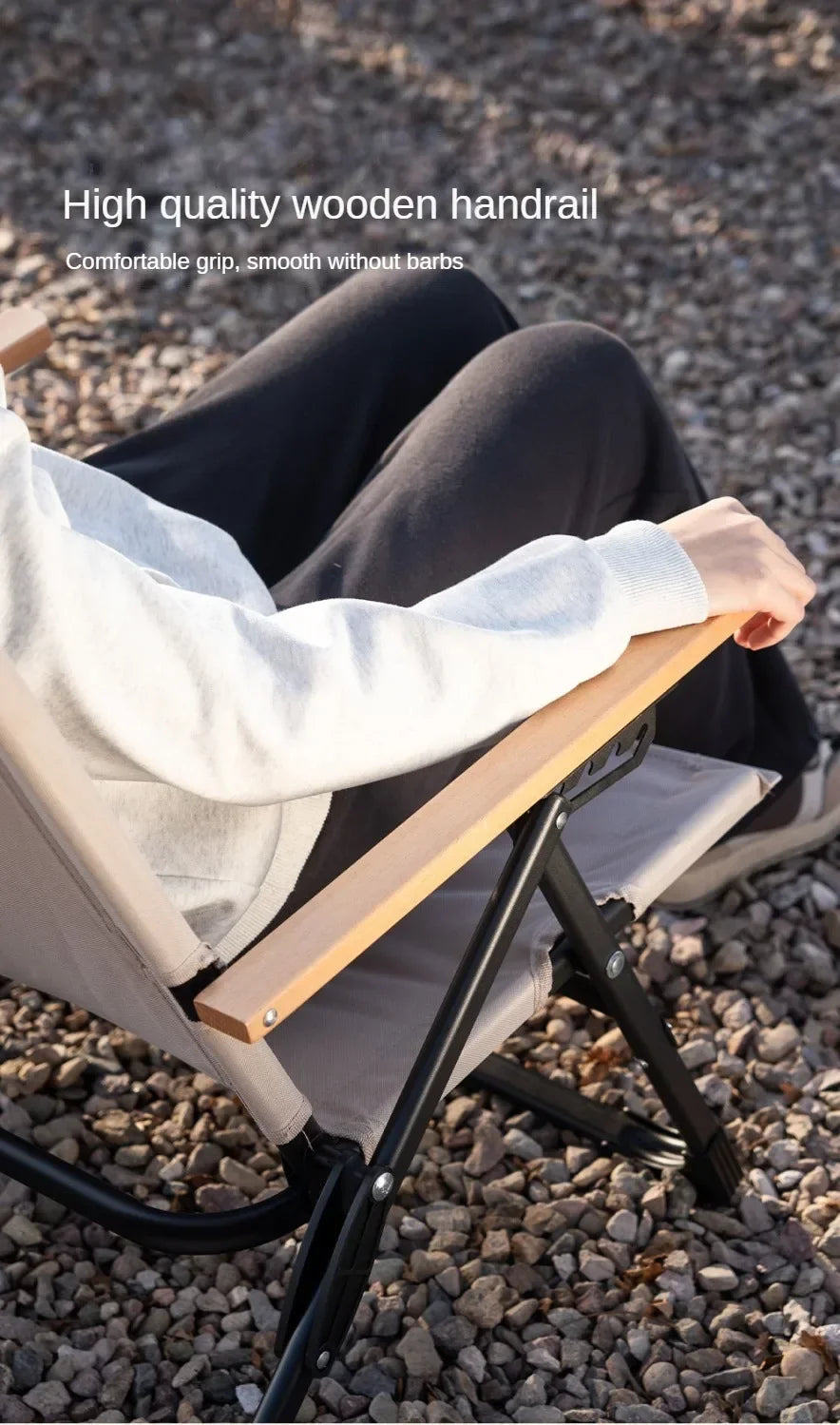 Angle Adjustable Camping Chair with Detachable