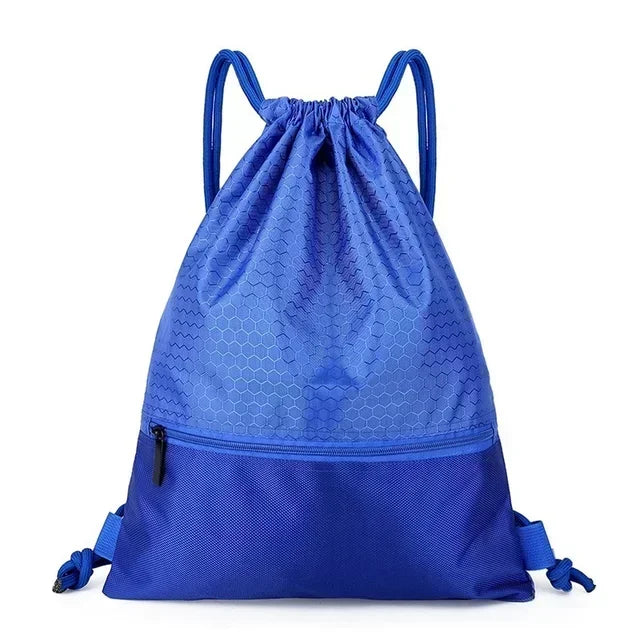 Sport 5 Color Drawstring Pocket Simple Backpack