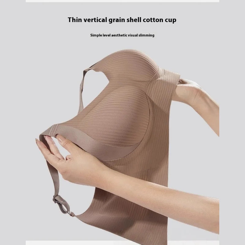Plus Size Seamless Bra - Wireless Lift Anti-Sagging,