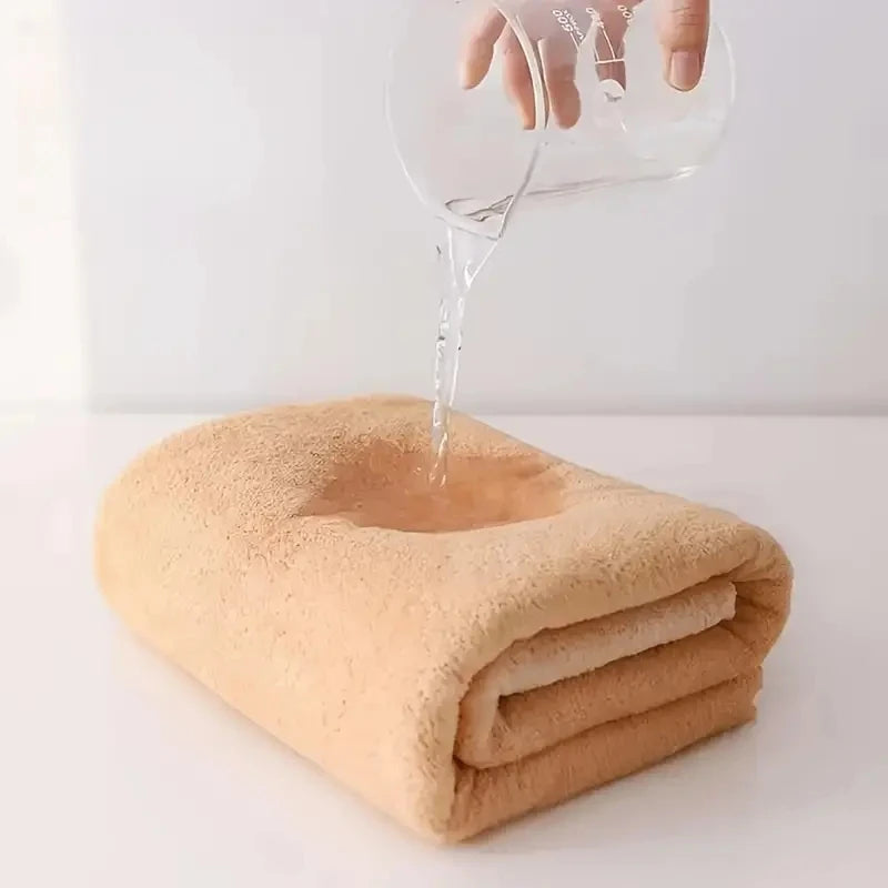 2PC Bath Towels Set Super Soft Highly Absorbent Quick-drying