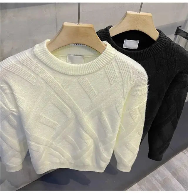 Sweater Men's Autumn and Winter Stripes Versatile New