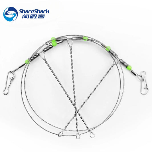 10 PCS fishing accessories Stainless Steel Fishing