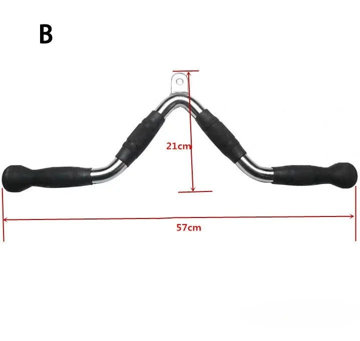 Fitness Solid T-bar, V-Bar Heavy Duty Load
